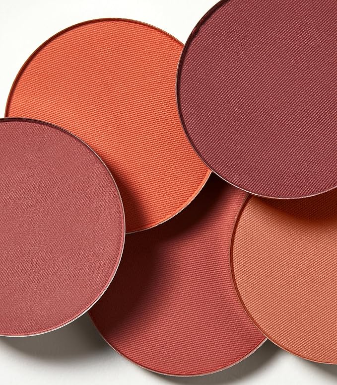 MAKE Beauty Skin Mimetic Microsuede Blush - Matte Powder Blush for Cheeks with Long Lasting Color - Non Comedogenic, Travel Size Makeup Single Palette. Shade - New Moon (Pink)