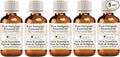 Greenwood Essential Pure Petitgrain Essential Oil (Citrus aurantium Amara) Steam Distilled (Pack of Five) 100ml X 5(16.9 oz)