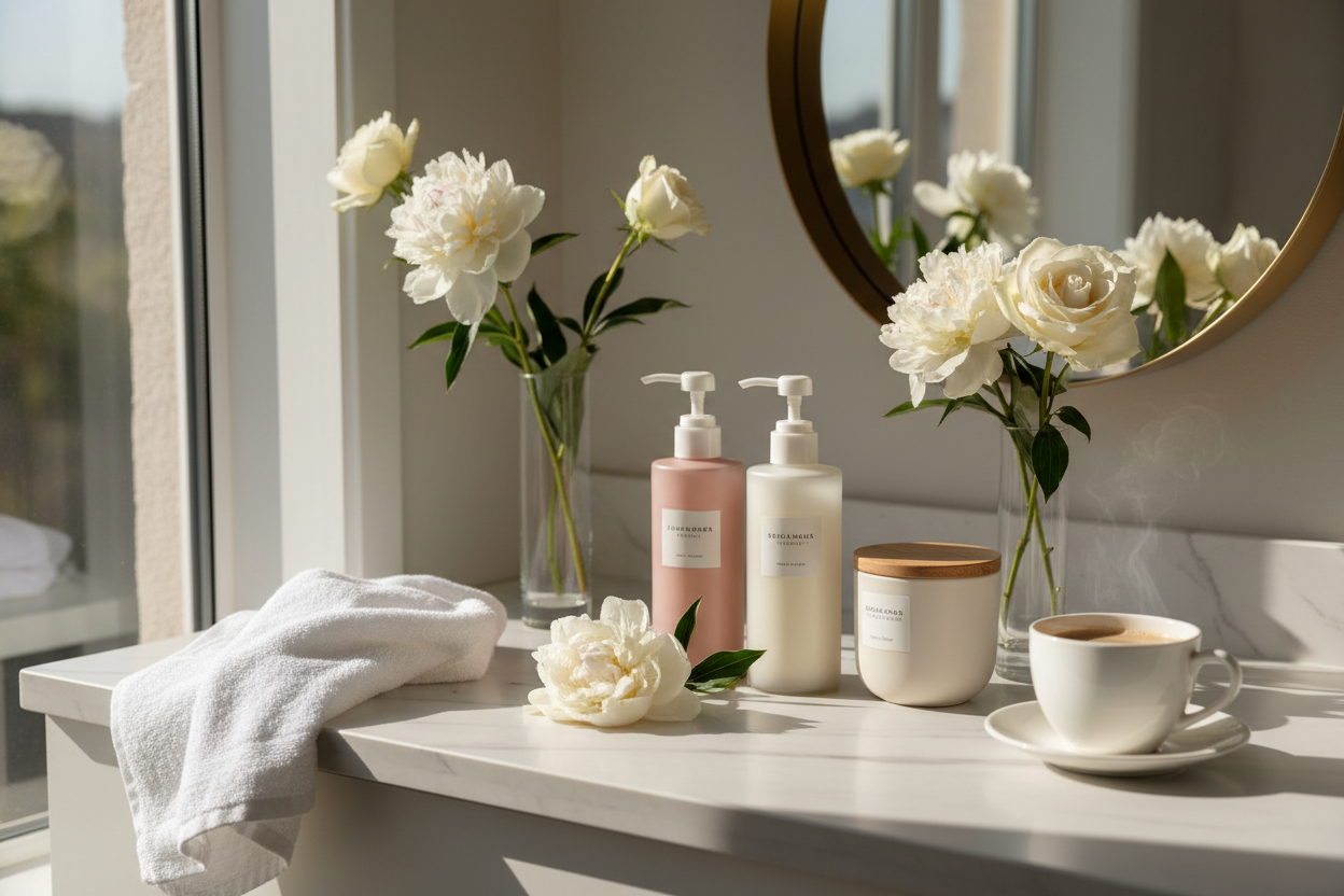 At GlowTek Beauty, we believe self-care should be joyful, simple, and beautifully effective. Our brand was created for modern lifestyles—where looking good, feeling confident, and staying organized all matter. (make it real photo)